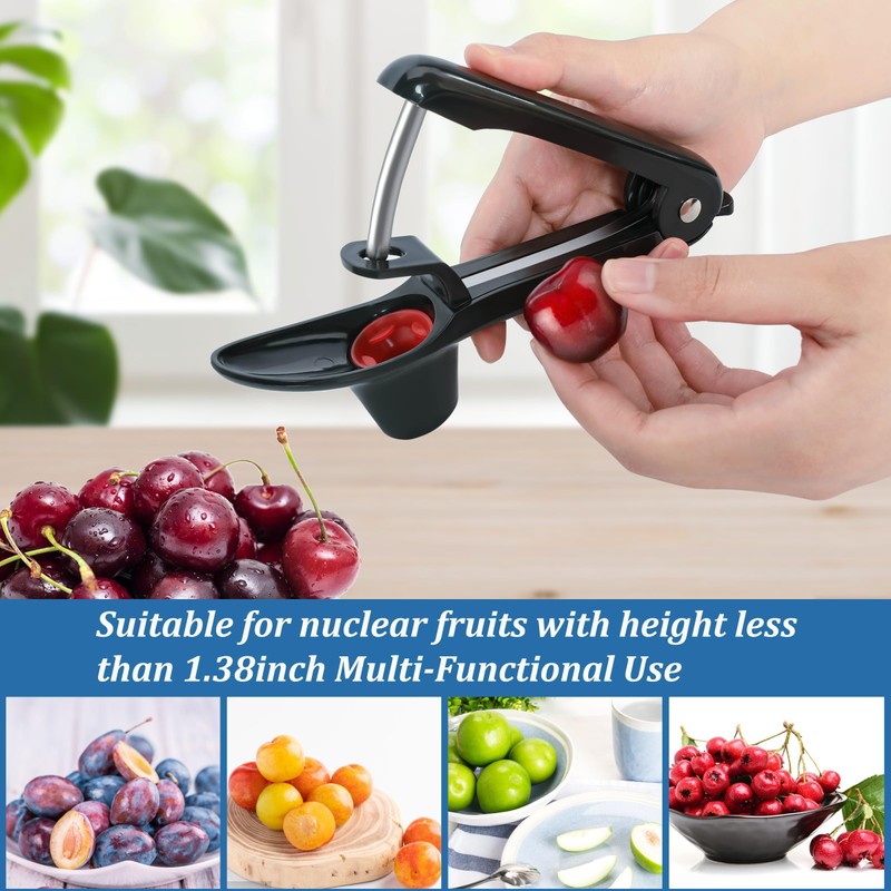 Cherry Pitter, Cherry Pitter Cherry Stone Remover with Stainless Steel