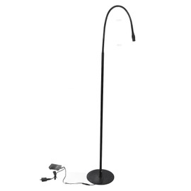 UV Lash Light for Eyelash Extensions, 5W UV Light with Foot Pedal Control, Curing UV Eyelash Glue for Professional Lash Technicians, Adjustable Spot Size, Flexible Gooseneck