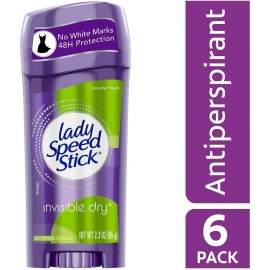 Lady Speed Stick Antiperspirant & Deodorant Invisible Dry Powder Fresh 2.3 Ounce