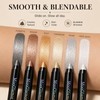 6 Pcs Double-ended Shimmery Eyeshadow Sticks for Colorful Eye Makeup