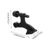 Tofficu Door Hinge Mount Stopper Zinc Alloy Door Stopper 4pcs