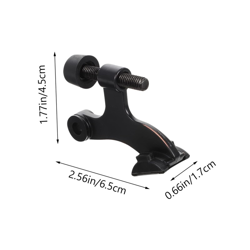 Tofficu Door Hinge Mount Stopper Zinc Alloy Door Stopper 4pcs