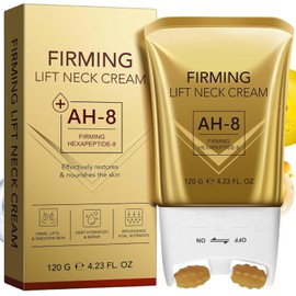 AH-8 Firming Neck Cream for Skin – Moisturizing & Tightening Lotion with Roller Application. Rejuvenates & Repairs Sagging Skin, Reduces Wrinkles for a Smooth, Youthful Look. Ideal for Women’s