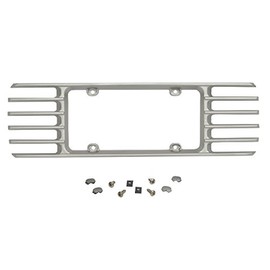 1997-2004 Corvette Machine Silver Rear Altec Phantom License Plate Frame