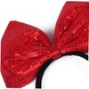 Beavorty Sequin Hair Hoop with Big Bowknot Design Comfortable Headband
