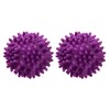 Fackelmann 54022 Dryer Balls Fluffy Plastic, Berry, 6.5 x 6.5