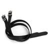 Jiawu Spur Straps Leathers Lengthen Pair with Stainless Steel Buckle
