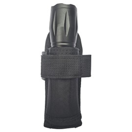 Tactical Flashlight Pouch Holster, Tactical Flashlight Holster Nylon Pouch, Open Top Flashlight Holder, Tactical Lighting Carrying Case
