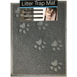 Bulk buys Cat Litter Mat. Traps Litter. Soft Non-Slip Surface. Easy to Clean. 11.5 x 15.75 in Gray Mat for Litter Box Area