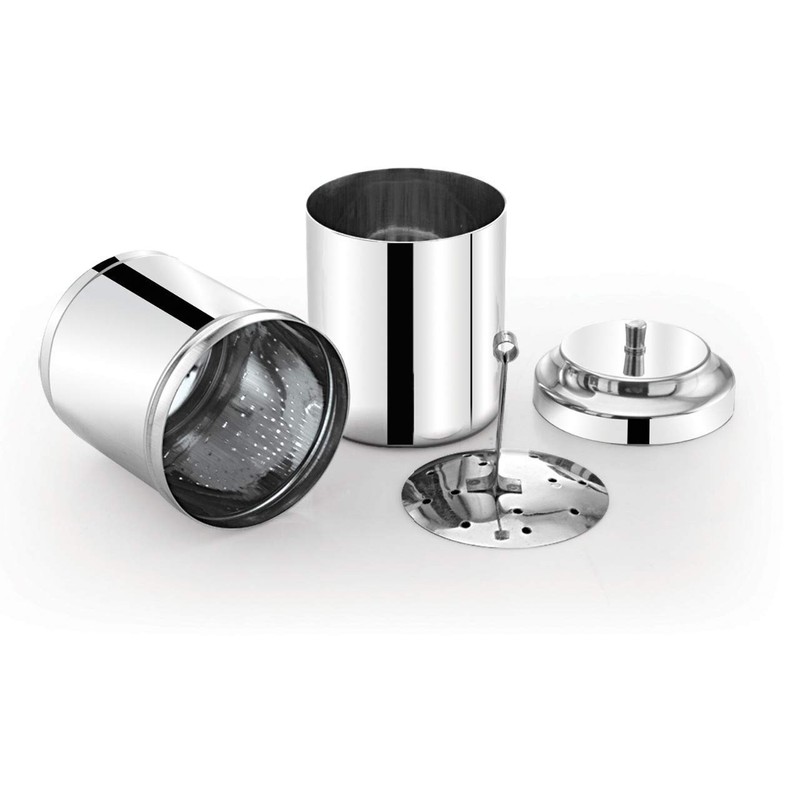 PANCA Stainless Steel Filter Coffee Maker Machine, Big Size, 6-8