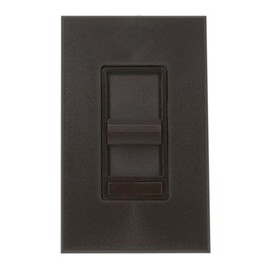 Leviton 71111 1000Va 800W, Single-Pole, Renoir Preset Electro-Mechanical Magnetic Low-Voltage Slide Dimmer, Brown