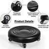 FLOLXNB Low Roller Seat Wheel Stool Chair, Rolling Stool with