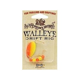Lindy Old Guide's Secret Drift Rigs - Chartreuse/Orange