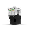 AMPCOM UTP Transparent Keystone Jack (Black)