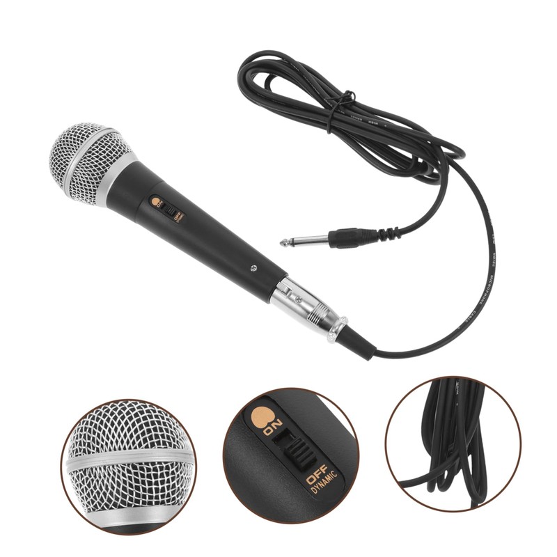 SUPVOX Handheld Wired Dynamic Microphone with Cable for Karaoke Public