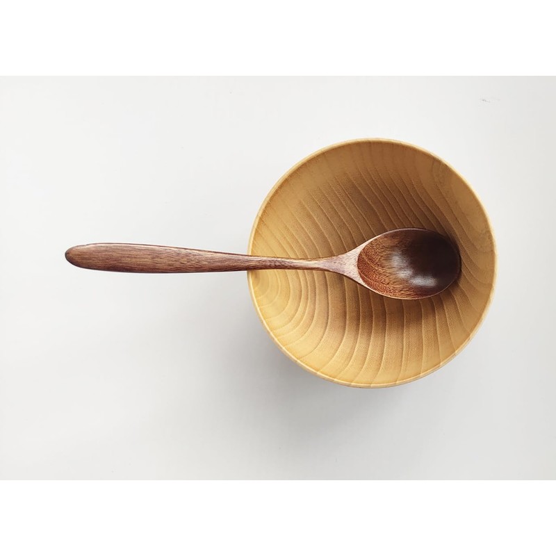 KXLCGYK Wooden Spoons, Set of 2, Total Length 7.2 inches