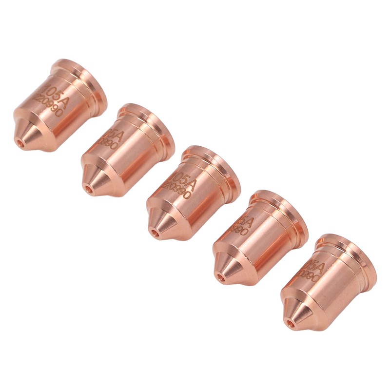 5 Pcs 220990 Nozzle Tip Brass Plasma Cutting Torch Nozzle