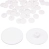 SKIR'CO (Pack of 20) White Plastic Cover Caps 18mm Plastic