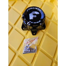 Forgiato Terra black center cap 6 lug (1) new