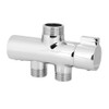 G1/2 Wall Mounted Shower Diverter Separator Shower Valve Multi-Layer Electroplating