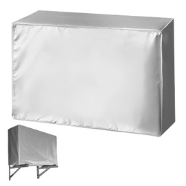 Outdoor Air Conditioning Cover, Waterproof Air Conditioning Protective Cover, 86 x 32 x 56 cm, UV-Resistant and Dustproof, Silver Coated Polyester, for Home and Commercial Use