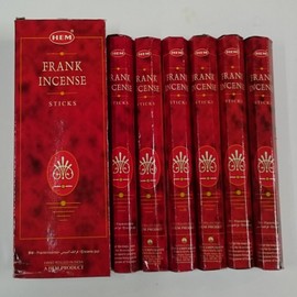 ★ For Purifying ★ HEM Incense Stick Hexa Pack Frankincense Incense, 6 Boxes (20 Pieces)