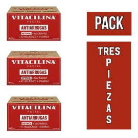 Pack 3 Piezas Vitacilina Facial Antiarrugas 100g.