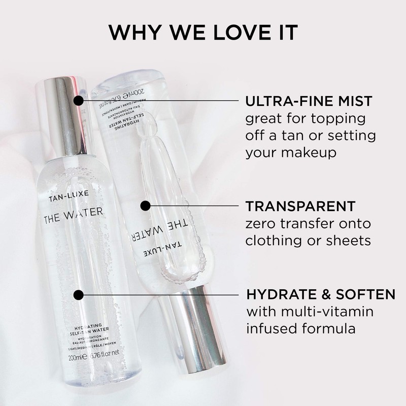 TAN-LUXE The Water - Hydrating Self-Tan Water, 200ml - Cruelty