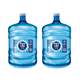 Pure Life Distilled Water (5 Gallon Bottles - 2 Bottles (10 Gallons))
