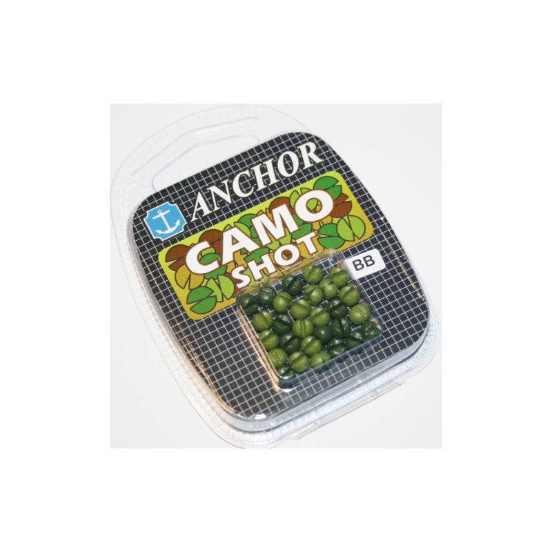 Anchor Tackle Camo Double-Cut Shot Refill - Green, Size B