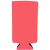 Blank Neoprene Slim Can Coolie (1, Neon Pink)