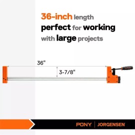 Jorgensen Bar Clamps 90°Cabinet Master Parallel Jaw 18''/24''/30'' - 36 inch
