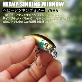 VMSIXVM Mountain Stream Lures Minnow Set 5pcs 5 Colors Trout Minnow Control Fishing Slow Sinking Minnow Suspended Minnow Heavy Sinking Minnow with Lip Fishing Lure
