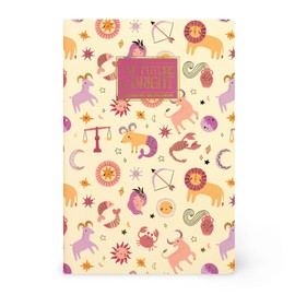 Legami - Zodiac B5 Large 7mm Ruled Notebook - FSC Certified Paper - 100 Pages Singer Dot Binding - 18.5 x 24.8 cm