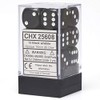 Chessex Dice Set 12 D6 16Mm Dice Black with White