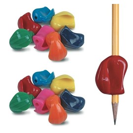 The Pencil Grip Crossover Grip Ergonomic Writing Aid for Righties and Lefties, 12 Assorted Classic Colors (TPG-17812)