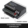 SMALLFATW Hideaway Strobe Lights Kit 8 HID Bulbs 13 Flashing