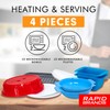 Rapid Brands Deluxe 9-Piece Microwave Cookware & Dinnerware Set |