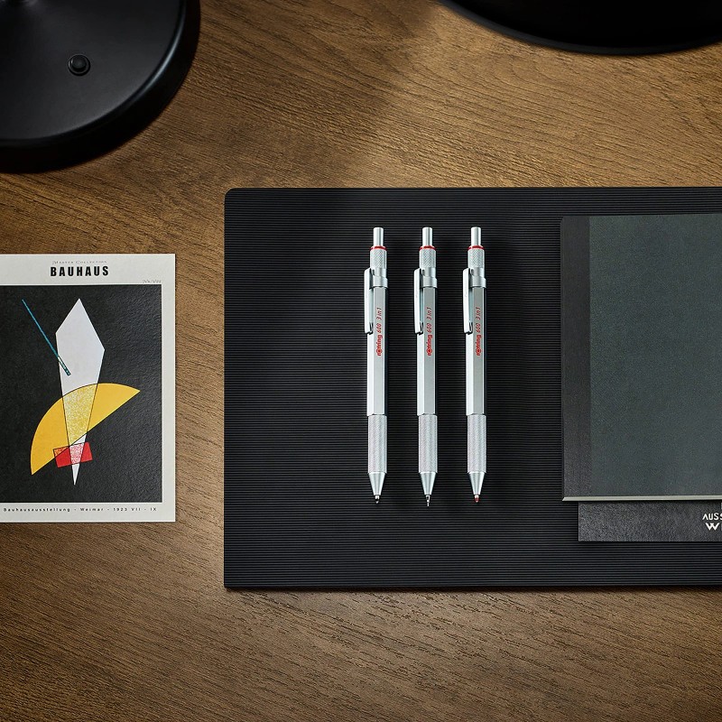 rOtring 600 3 in 1 Multicolor Pen Mechanical Pencil Silver