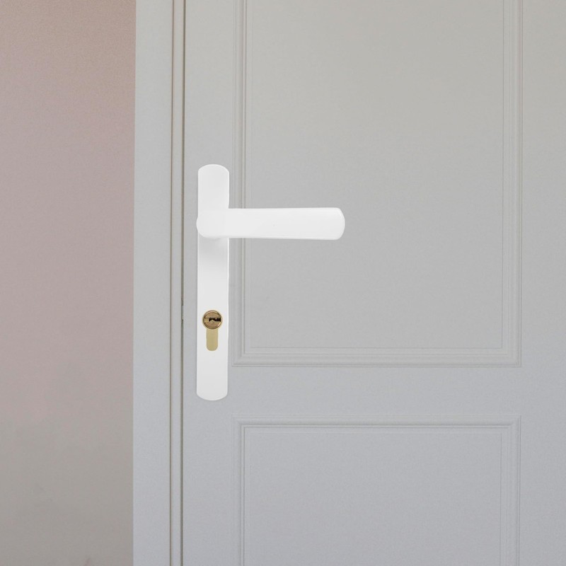 Versatile Storm Door Handle with Lock Durable Aluminum Alloy Entry