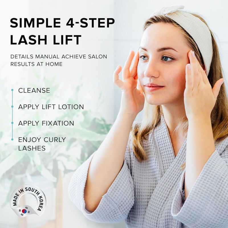 AYASAL Lash Lift Kit: Korean Formula Eyelash Perm, Non-Irritating Gentle