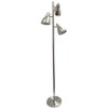 Simple Designs LF2007-BSN Metal 3 Light Tree Floor Lamp, Brushed