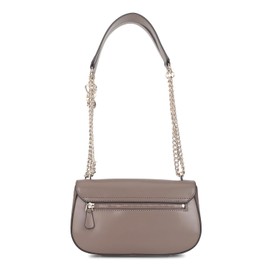 GUESS Women's Daryna Convertible Crossbody Flap, Dark Taupe, One Size