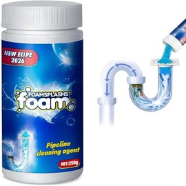 Wild Tornado Drain Cleaner, Pipeline Dredging Agent, Powerful pipe dredging agent, Powerful Sink & Toilet Clog Remover, Powerful Version Cleaning for Kitchen & Bathroom Cleaning, 1PCS (Lavender)