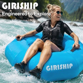 Inflatable River Tube Octagon Heavy Duty PVC Floating Tube for Adults