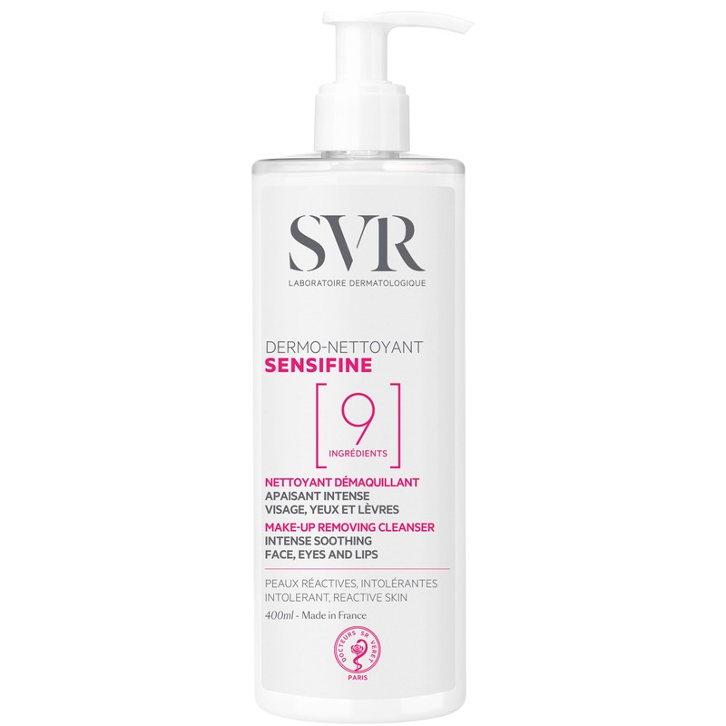 SVR Sensifine Dermolimpiador Facial para Piel Sensible con Niacinamida, 400