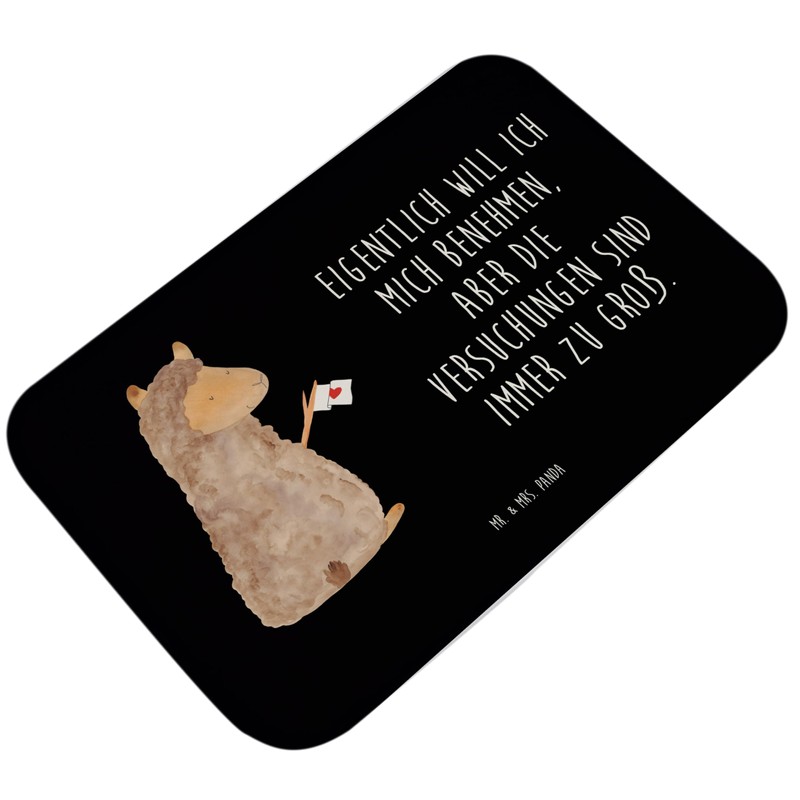 Mr. & Mrs. Panda Shower Mat Alpaca Flag Gift Lama