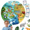 Jumbo 70 Piece Round Floor Puzzles for Kids Ages 3-5,