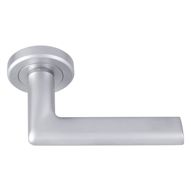 Serozzetta Eden Door Handles on Round Rose - Satin Chrome