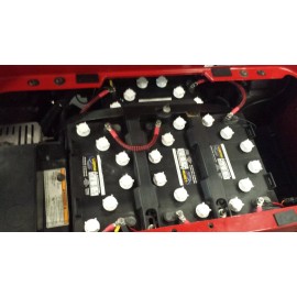 TEMCo EZGO RXV Golf Cartfits 48 Volt 2gauge 2AWG Battery Cable Wiring Set Made in USA